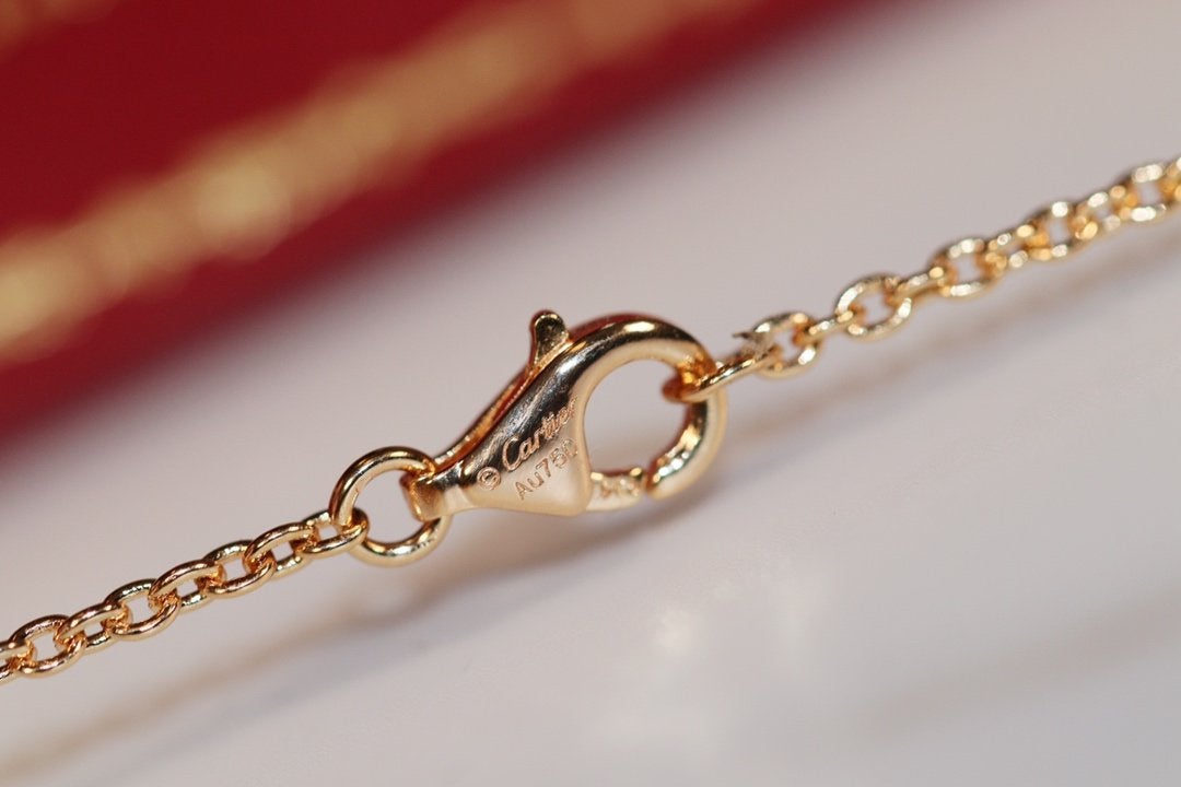 [⭐Hinora Jewelry]LOVE NECKLACE PINK GOLD AND SILVER