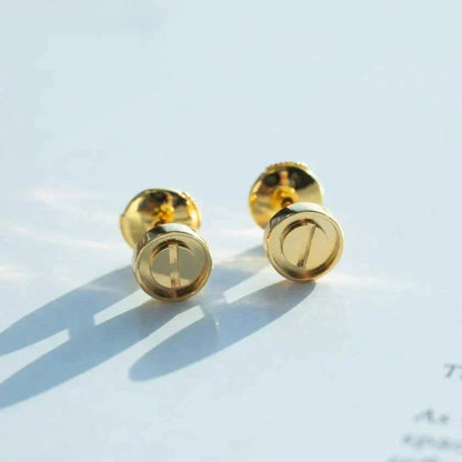 [⭐Hinora Jewelry]LOVE EARRINGS GOLD 10MM