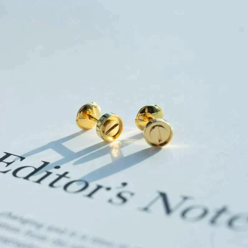 [⭐Hinora Jewelry]LOVE EARRINGS GOLD 10MM