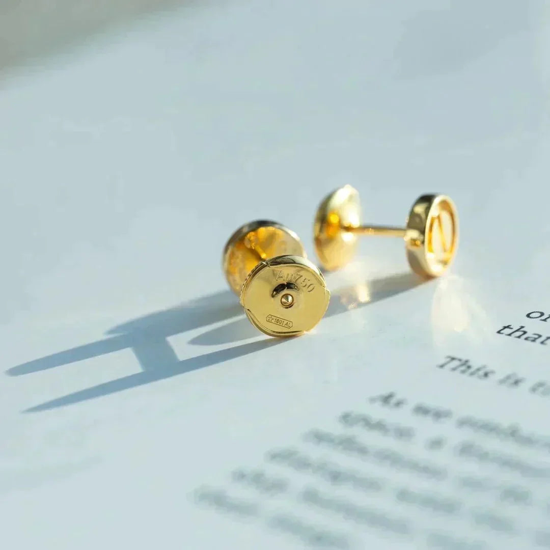 [⭐Hinora Jewelry]LOVE EARRINGS GOLD 10MM