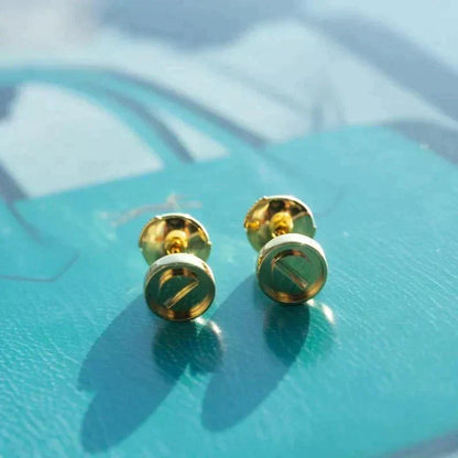 [⭐Hinora Jewelry]LOVE EARRINGS GOLD 10MM