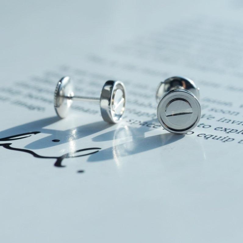 [⭐Hinora Jewelry]LOVE EARRINGS SILVER 10MM