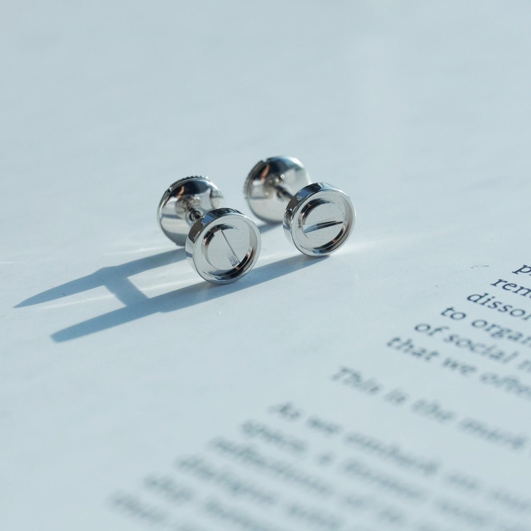 [⭐Hinora Jewelry]LOVE EARRINGS SILVER 10MM