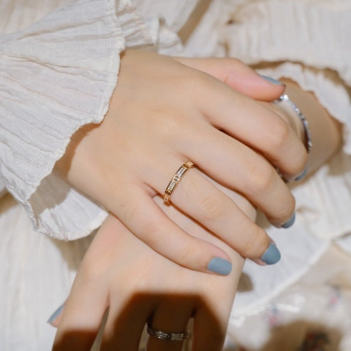 [⭐Hinora Jewelry]LOVE RING 2.65MM DIAMOND
