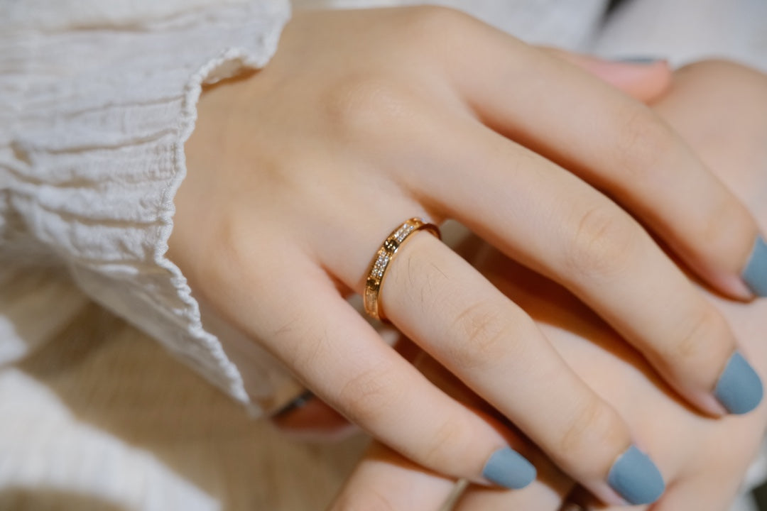 [⭐Hinora Jewelry]LOVE RING 2.65MM DIAMOND