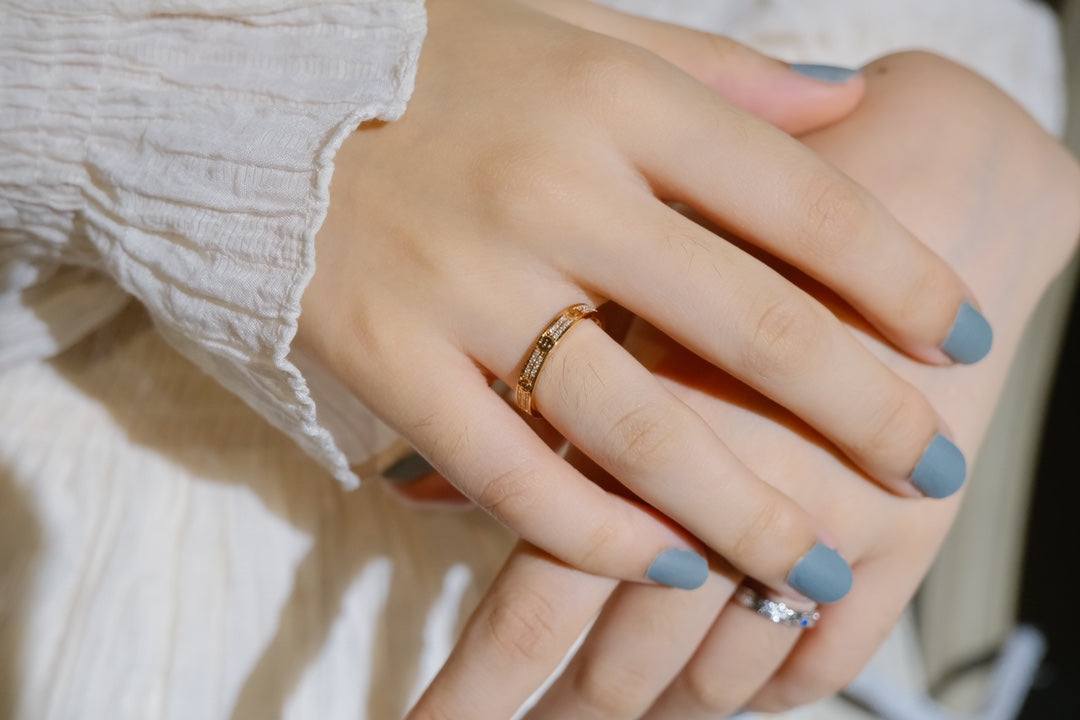 [⭐Hinora Jewelry]LOVE RING 2.65MM DIAMOND