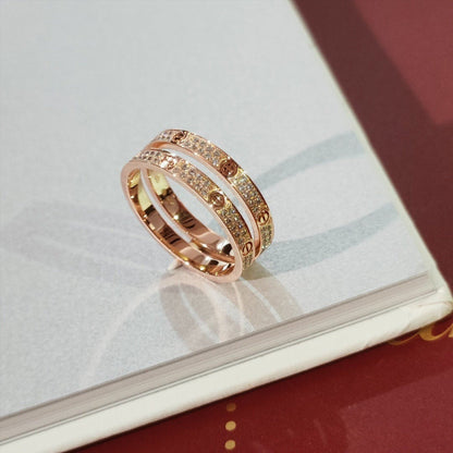 [⭐Hinora Jewelry]LOVE RING 2.65MM DIAMOND