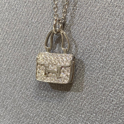 [⭐Hinora Jewelry]CONSTANCE PEDANT DIAMOND NECKLACE