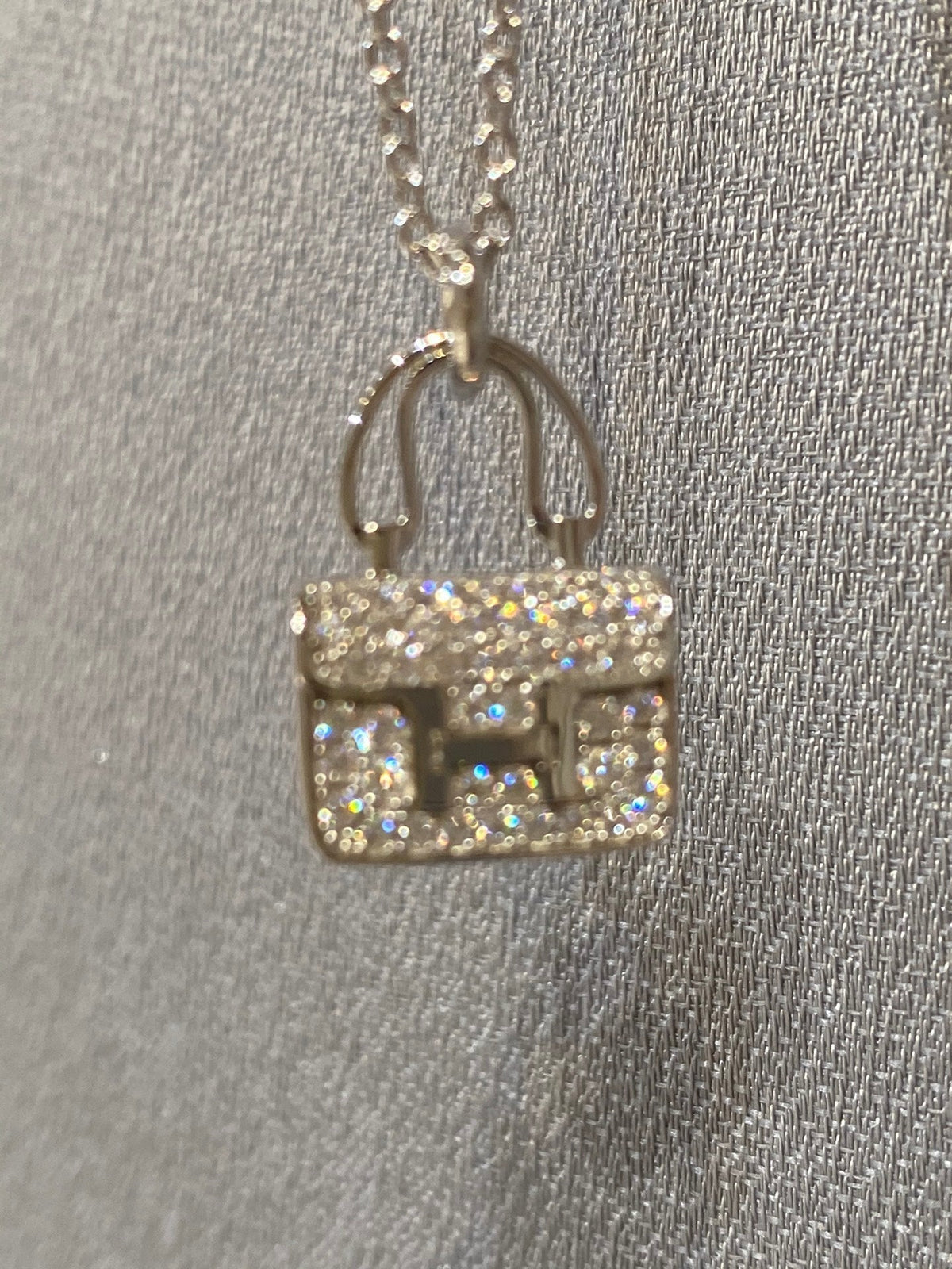 [⭐Hinora Jewelry]CONSTANCE PEDANT DIAMOND NECKLACE