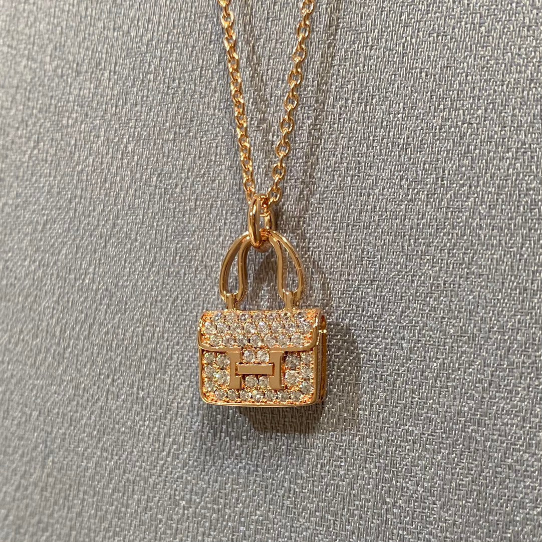 [⭐Hinora Jewelry]CONSTANCE PEDANT DIAMOND NECKLACE