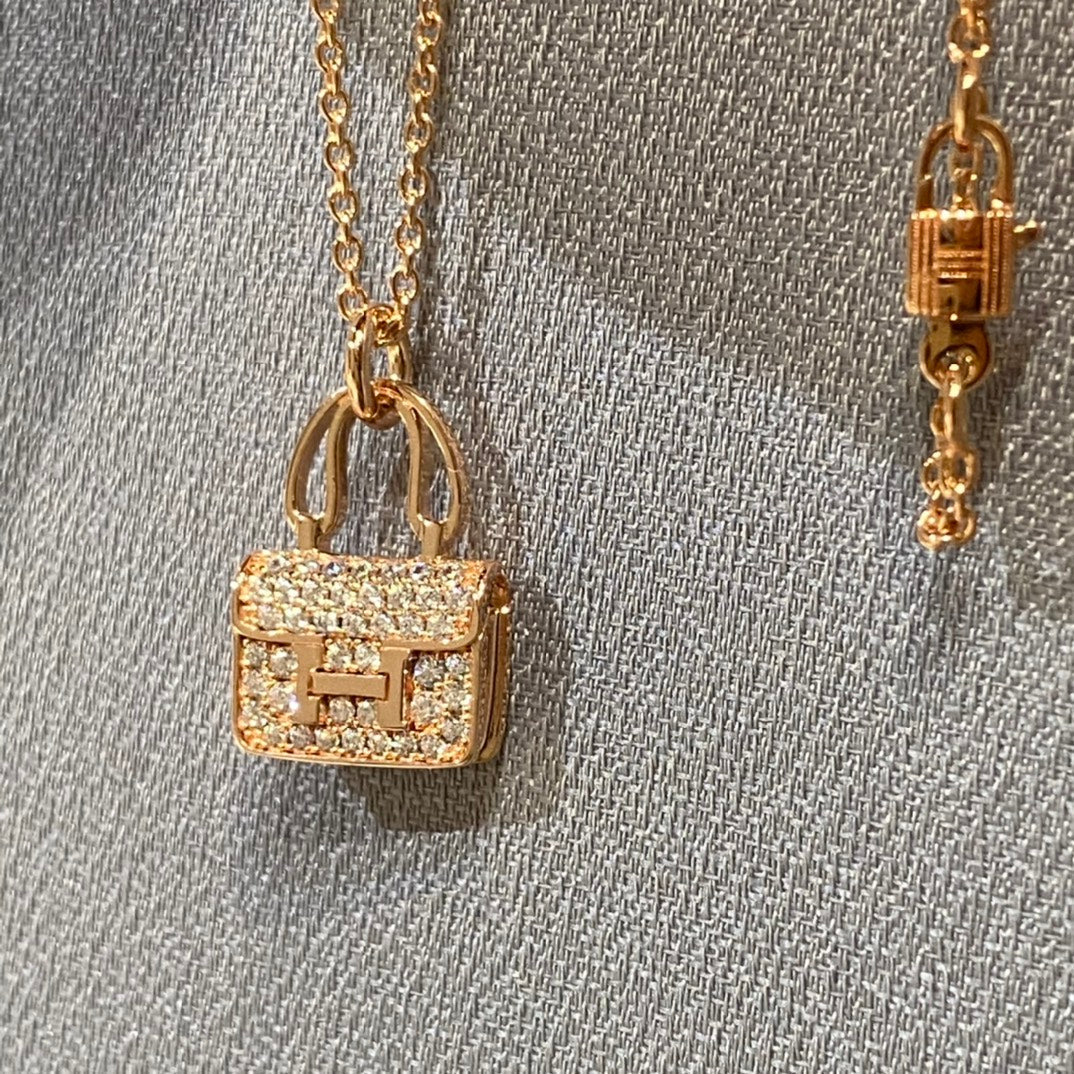 [⭐Hinora Jewelry]CONSTANCE PEDANT DIAMOND NECKLACE