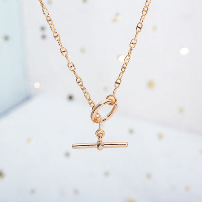 [⭐Hinora Jewelry]ECHAPPEE NECKLACE PINK GOLD