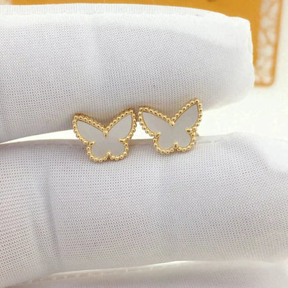 [⭐Hinora Jewelry]SWEET BUTTERFLY MOP EARSTUDS
