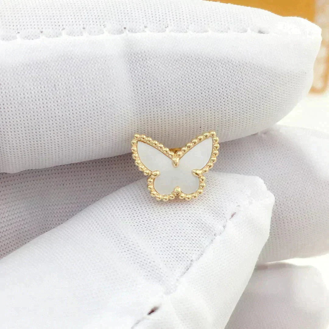 [⭐Hinora Jewelry]SWEET BUTTERFLY MOP EARSTUDS