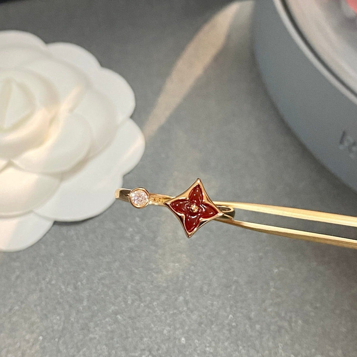 [⭐Hinora Jewelry]STAR 1 DIAMOND OPEN RING