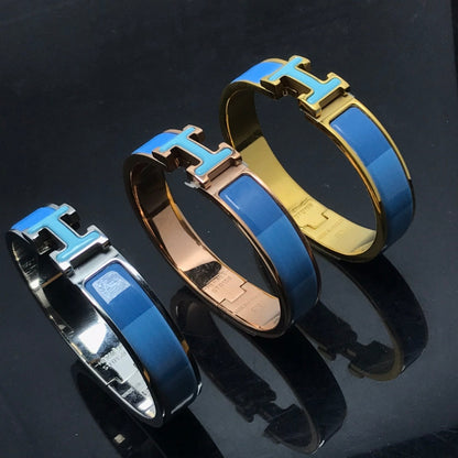 [⭐Hinora Jewelry]H BRACELET BLUE RAINBOW CERAMIC