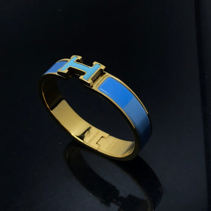 [⭐Hinora Jewelry]H BRACELET BLUE RAINBOW CERAMIC