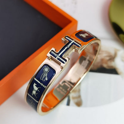 [⭐Hinora Jewelry]H COUVERTURES DARK BLUE BRACELET