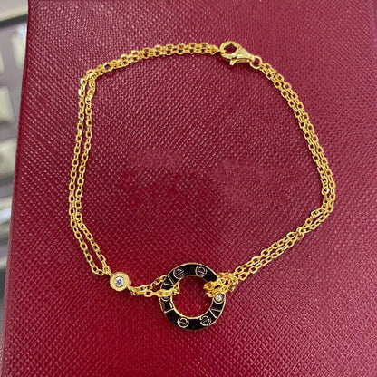 [⭐Hinora Jewelry]LOVE BRACELET 2 DIAMOND