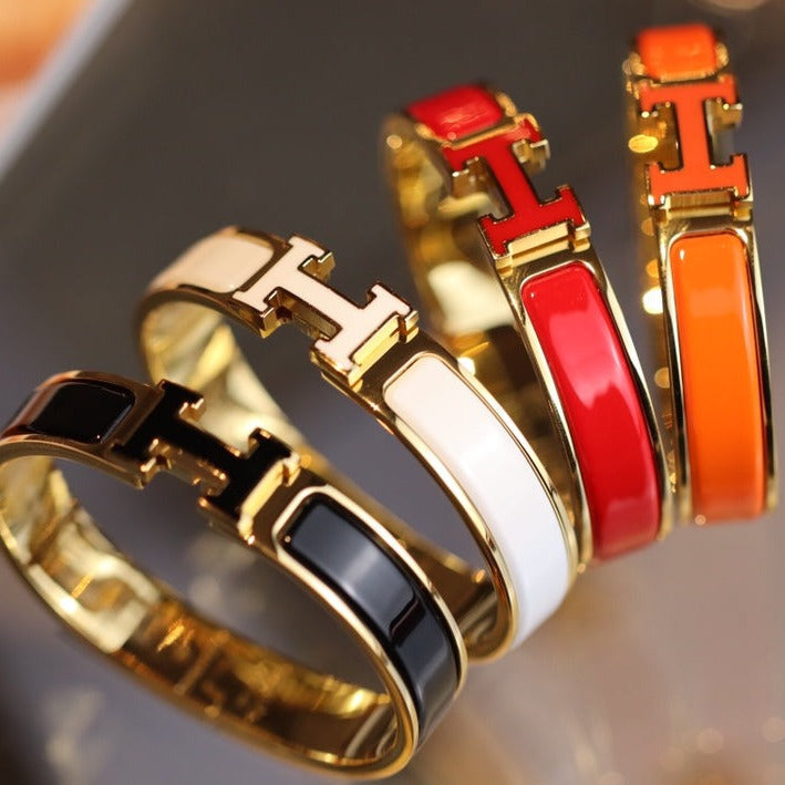 [⭐Hinora Jewelry]H BRACELET 12MM GOLD
