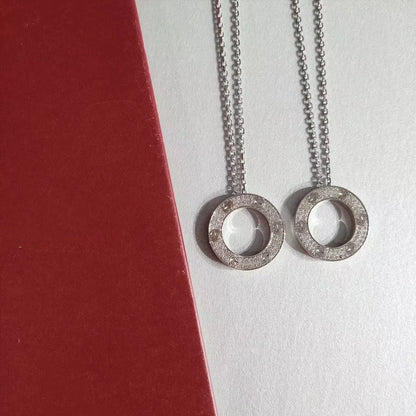 [⭐Hinora Jewelry]LOVE NECKLACE ADJUSTABLE SILVER