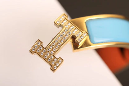 [⭐Hinora Jewelry]H CLOUD BLUE BRACELET GOLD DIAMOND