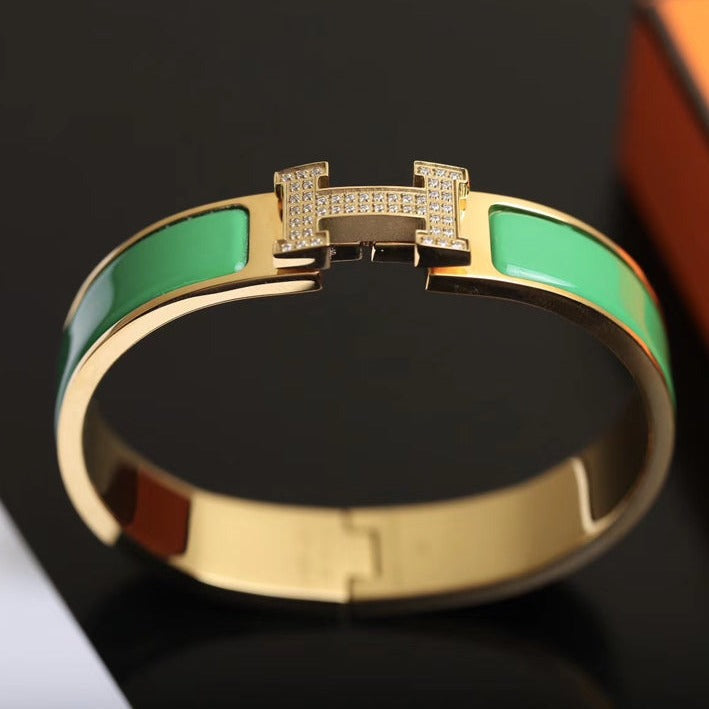 [⭐Hinora Jewelry]H BRACELET GOLD DIAMOND
