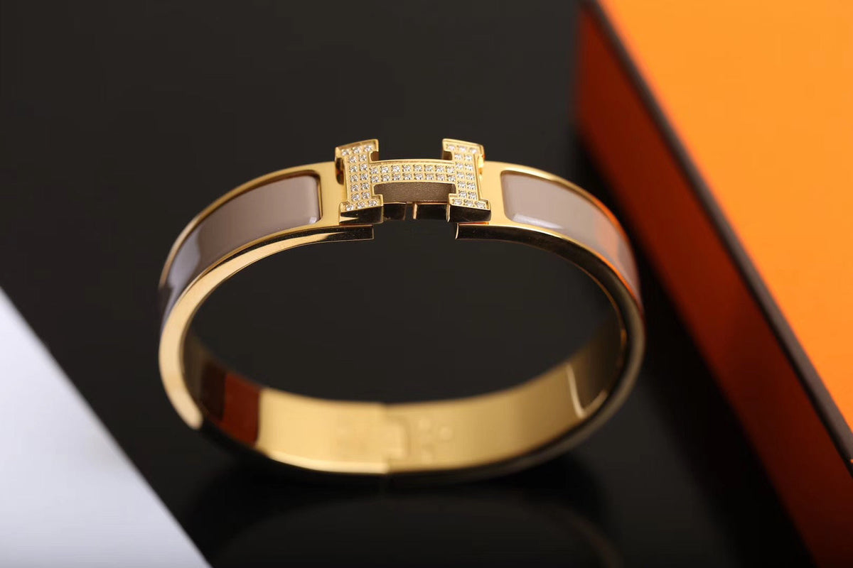 [⭐Hinora Jewelry]H BRACELET GOLD DIAMOND
