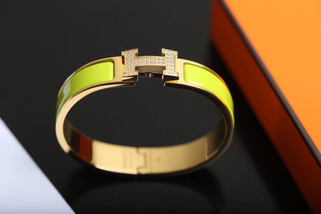 [⭐Hinora Jewelry]H BRACELET GOLD DIAMOND