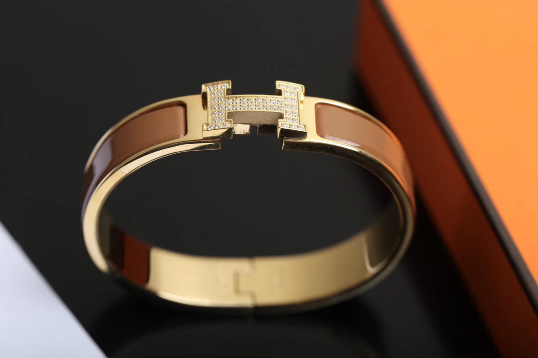 [⭐Hinora Jewelry]H BRACELET GOLD DIAMOND