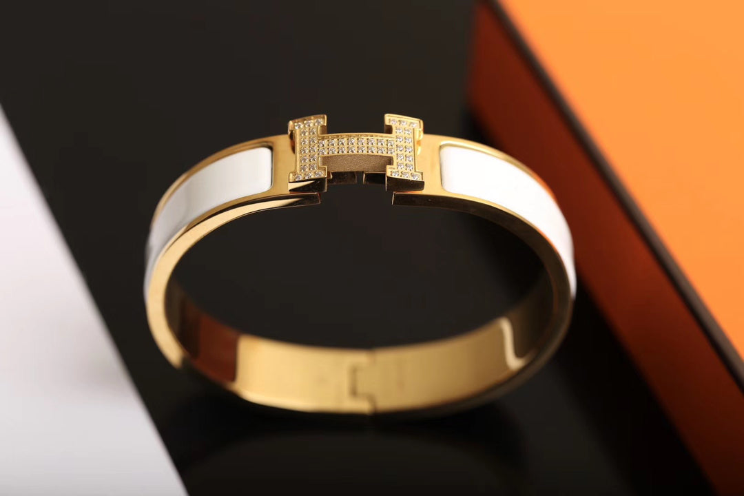 [⭐Hinora Jewelry]H BRACELET GOLD DIAMOND