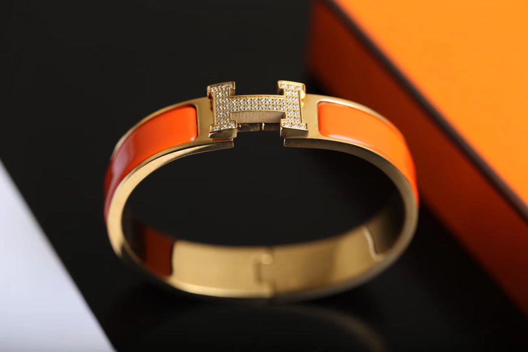 [⭐Hinora Jewelry]H BRACELET GOLD DIAMOND
