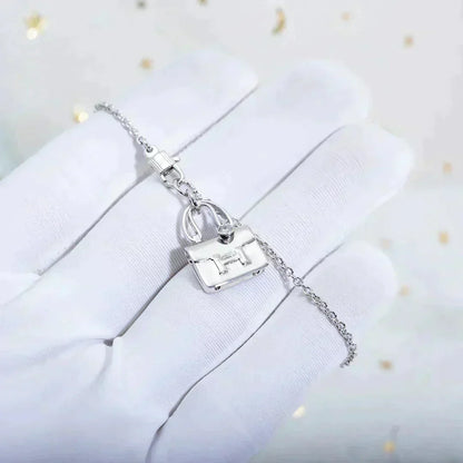 [⭐Hinora Jewelry]AMULETTE PEDANT SILVER NECKLACE