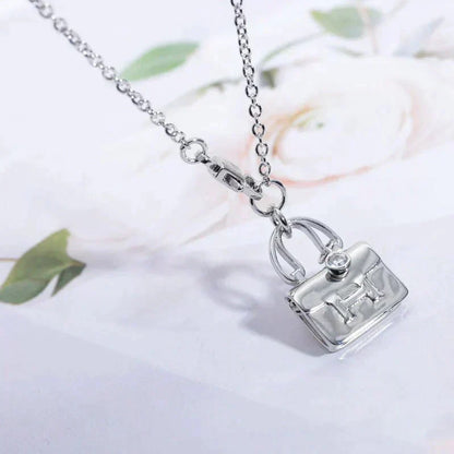 [⭐Hinora Jewelry]AMULETTE PEDANT SILVER NECKLACE