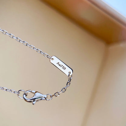 [⭐Hinora Jewelry]CLOVER DIAMOND NECKLACE SILVER