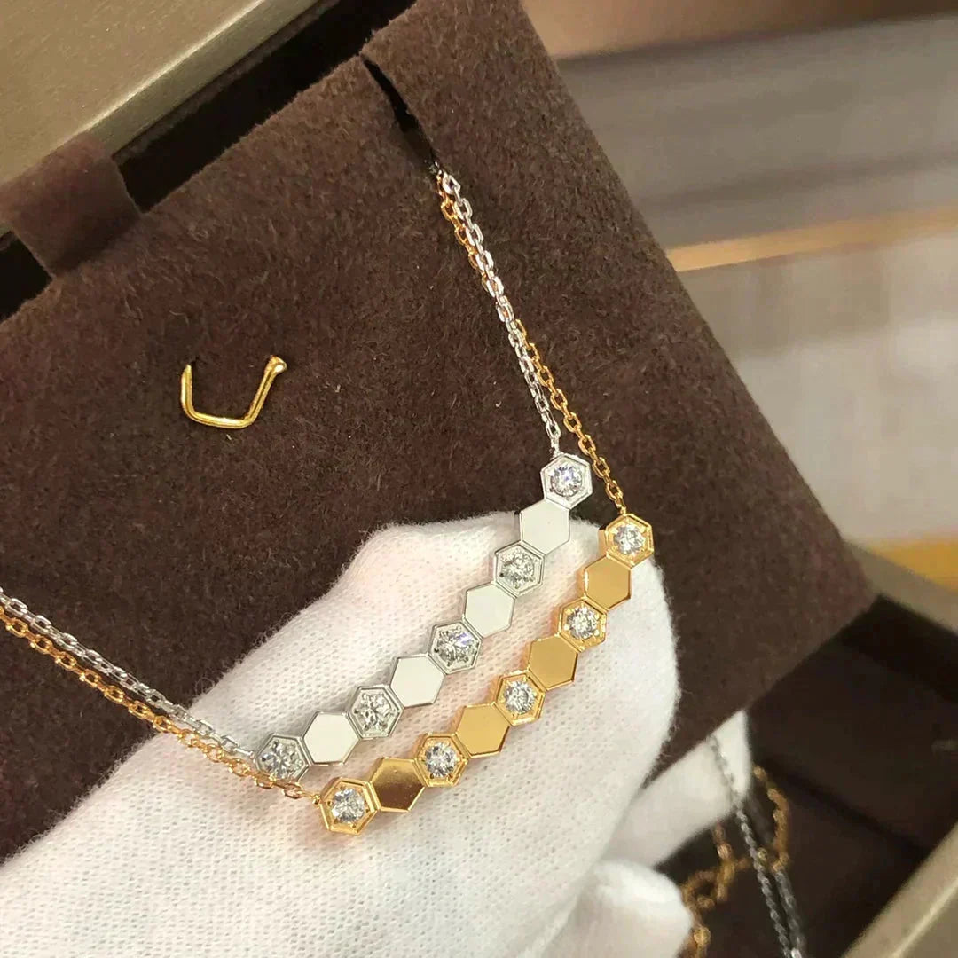 [⭐Hinora Jewelry]BEE LOVE NECKLACE DIAMOND