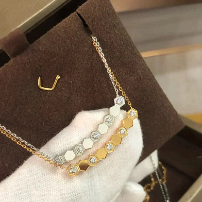 [⭐Hinora Jewelry]BEE LOVE NECKLACE DIAMOND