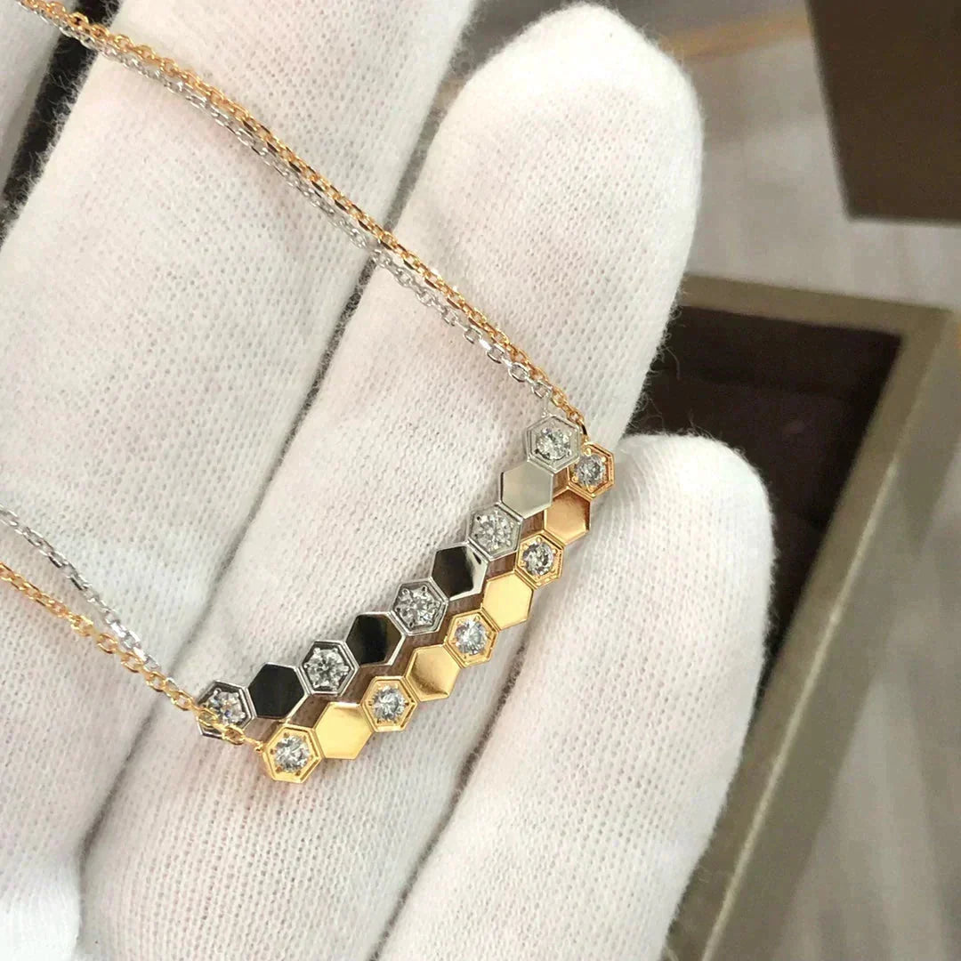 [⭐Hinora Jewelry]BEE LOVE NECKLACE DIAMOND