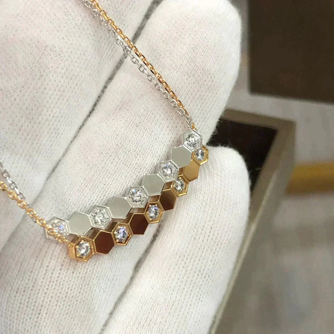 [⭐Hinora Jewelry]BEE LOVE NECKLACE DIAMOND