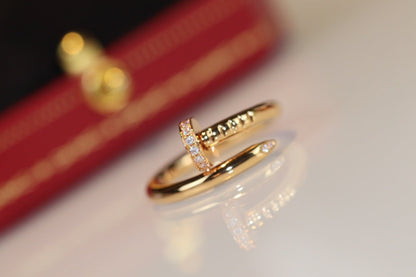 [⭐Hinora Jewelry]JUSTE RING 2.65MM GOLD DIAMOND