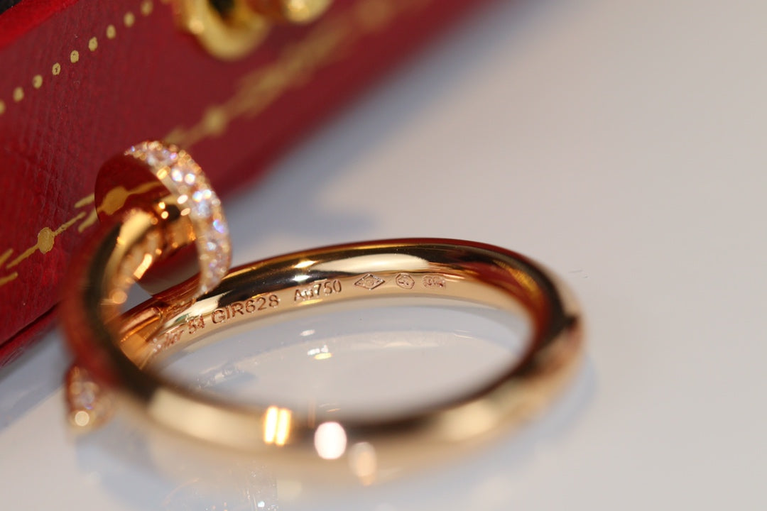 [⭐Hinora Jewelry]JUSTE RING 2.65MM GOLD DIAMOND