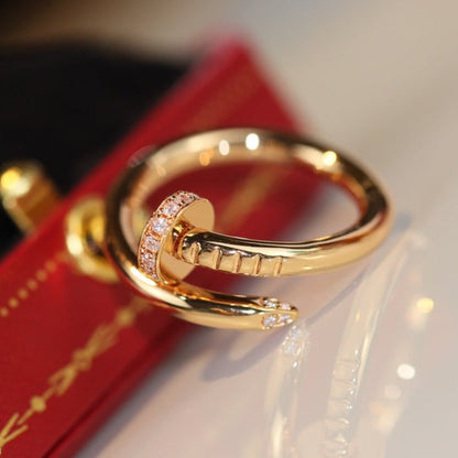 [⭐Hinora Jewelry]JUSTE RING 2.65MM GOLD DIAMOND