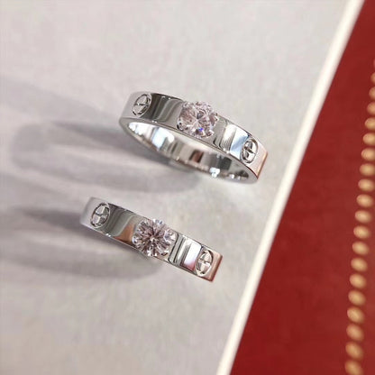[⭐Hinora Jewelry]LOVE RING 3.6MM 1 BIG DIAMOND