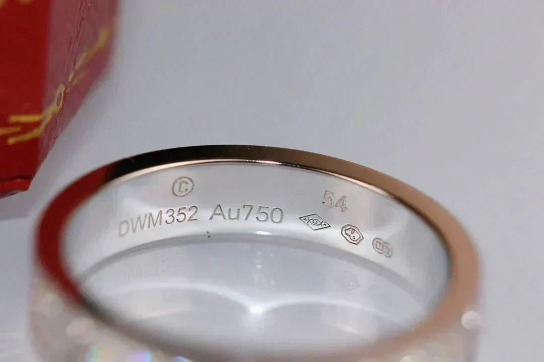 [⭐Hinora Jewelry]LOVE RING 3.6MM DIAMOND PAVED