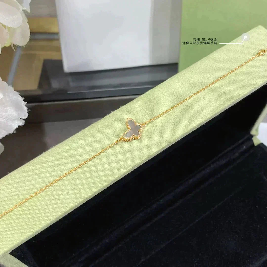 [⭐Hinora Jewelry]BUTTERFLY DARK MOP BUTTERFLY BRACELET