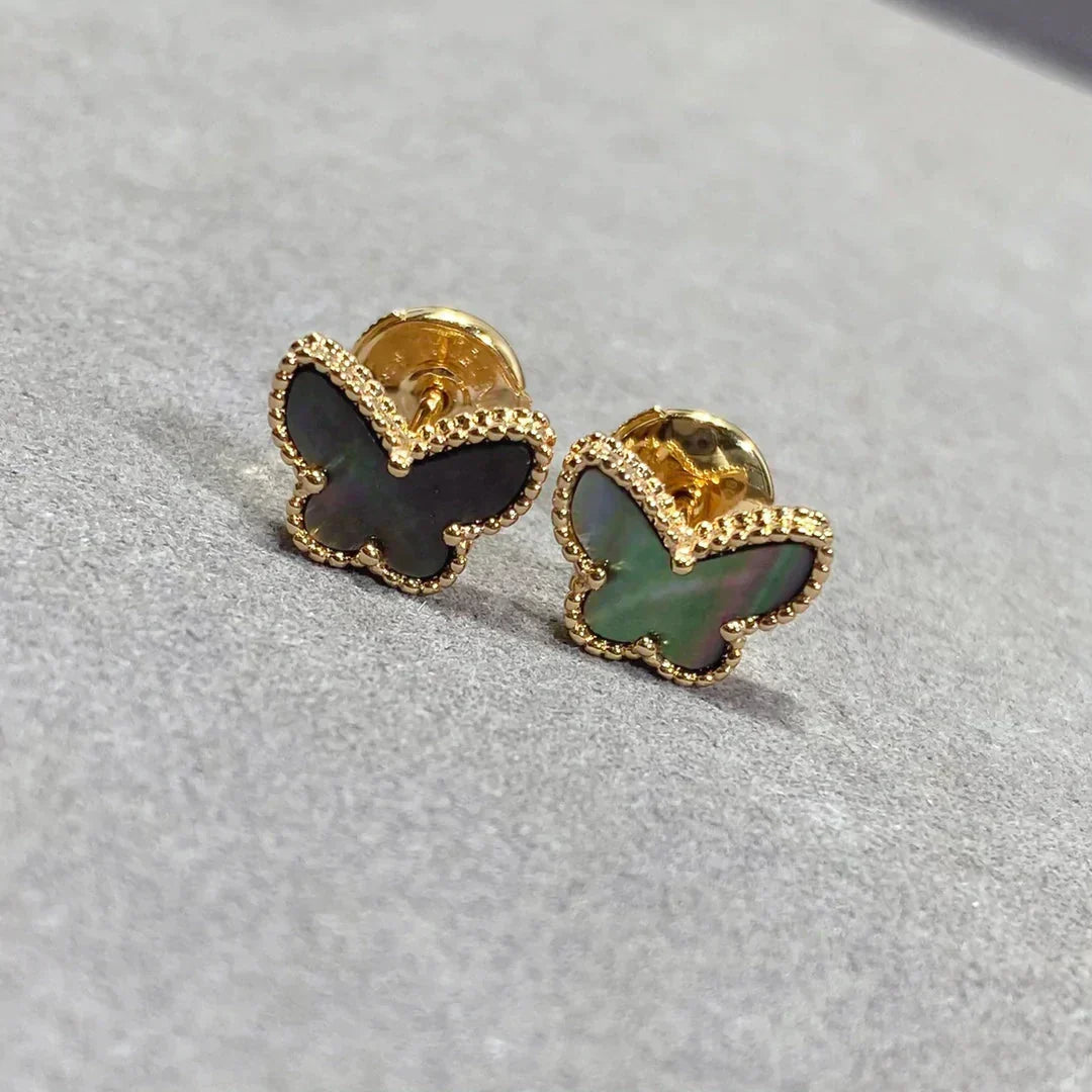 [⭐Hinora Jewelry]BUTTERFLY DARK MOP  EARRINGS