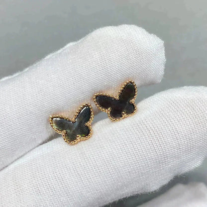 [⭐Hinora Jewelry]BUTTERFLY DARK MOP  EARRINGS