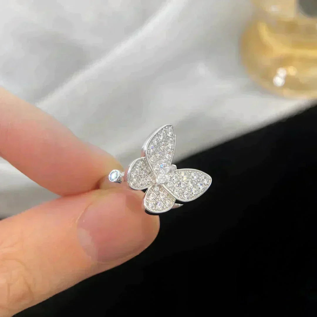 [⭐Hinora Jewelry]BUTTERFLY DIAMOND RING