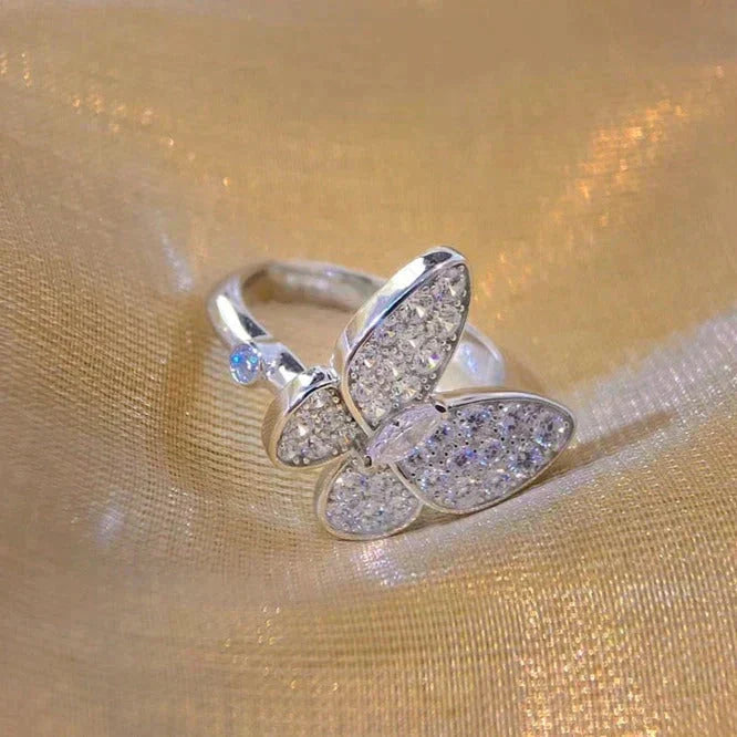 [⭐Hinora Jewelry]BUTTERFLY DIAMOND RING