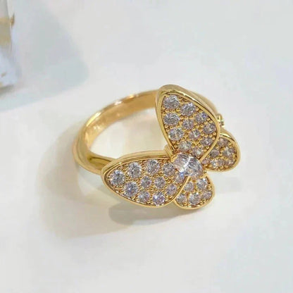 [⭐Hinora Jewelry]BUTTERFLY DIAMOND RING